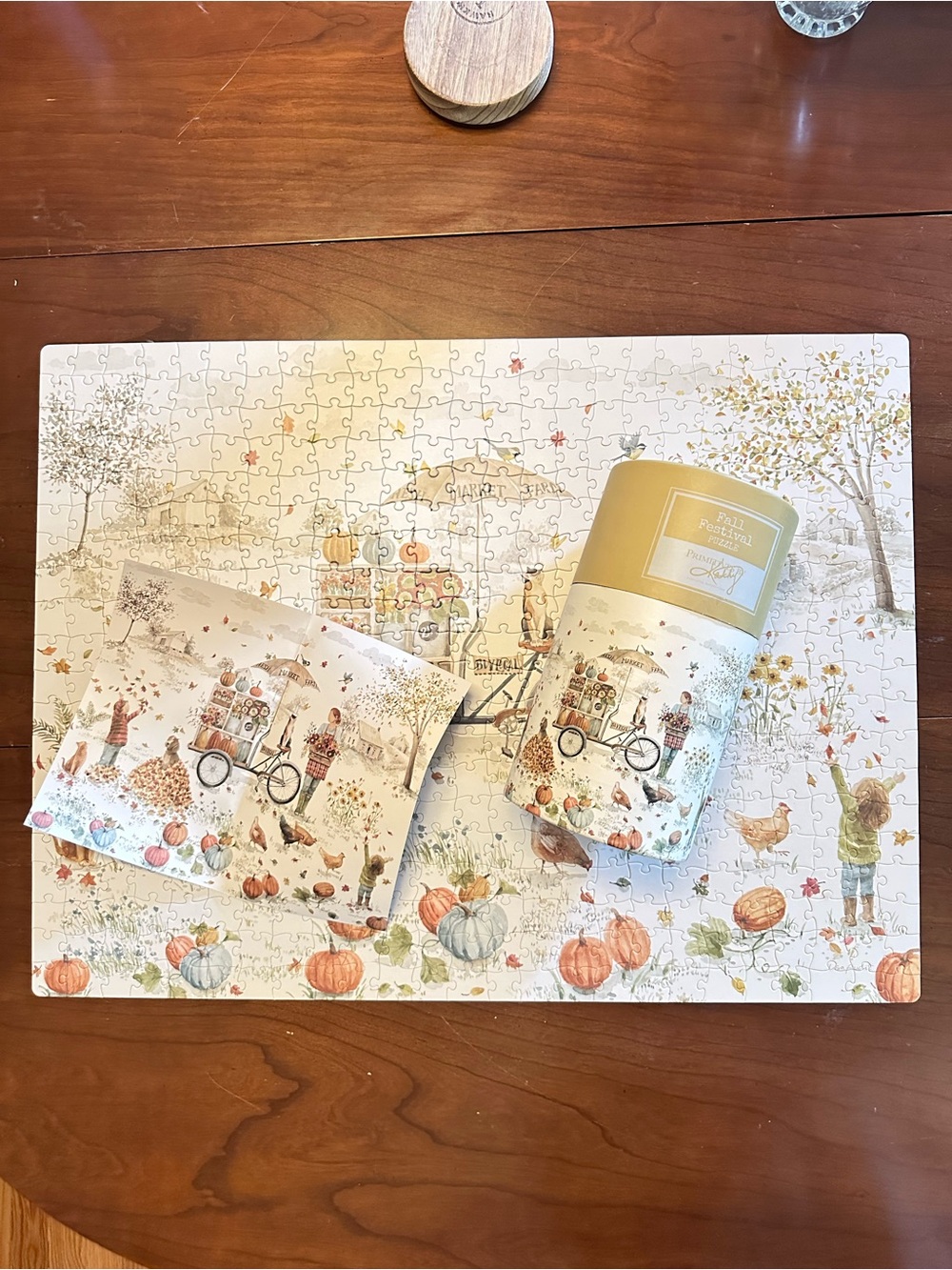 Primitives by Kathy Fall Days 500 Piece Puzzle Watercolor